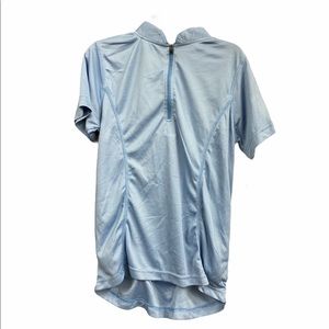 Profile Performance 1/2 zip bike shirt blue Medium